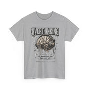 Overthinking Brain Tee — Graphic Mental Health Awareness T-Shirt