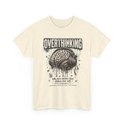 Overthinking Brain Tee — Graphic Mental Health Awareness T-Shirt
