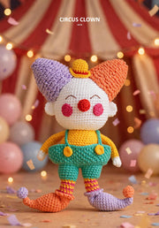 Cute Clown Crochet Pattern - Amigurumi PDF Download | Easy Beginner DIY Plush Doll