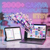 Canva Templates Bundle: 2000+ Etsy Kit