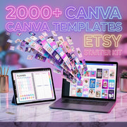 Canva Templates Bundle: 2000+ Etsy Kit