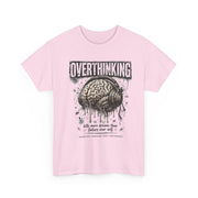 Overthinking Brain Tee — Graphic Mental Health Awareness T-Shirt