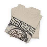 Overthinking Brain Tee — Graphic Mental Health Awareness T-Shirt