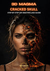 3D Magma Skull SFX Makeup Masterclass Realistic Illusion Face Painting