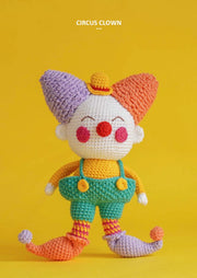 Cute Clown Crochet Pattern - Amigurumi PDF Download | Easy Beginner DIY Plush Doll