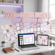 Canva Templates Bundle: 2000+ Etsy Kit