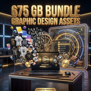 Graphic Design Bundle: 675GB Ultimate VIP Pack