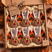 Crochet Turkey Pattern Bundle | Hat, Coasters & Holder