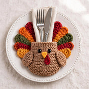 Crochet Turkey Pattern Bundle | Hat, Coasters & Holder