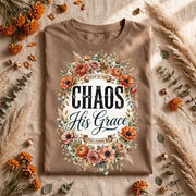 Boho Floral Christian Shirt|Even In The Chaos His Grace Still Finds Me