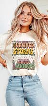 Retro Groovy SVG - I've Survived Storms Digital Design⁠