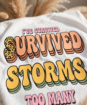 Retro Groovy SVG - I've Survived Storms Digital Design⁠
